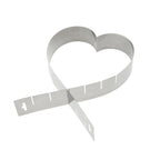 Adjustable heart-shaped pastry frame