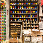 Colorful Italian coffee maker