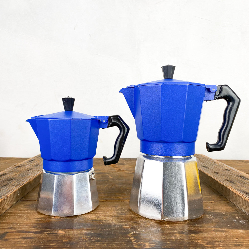 Colorful Italian coffee maker