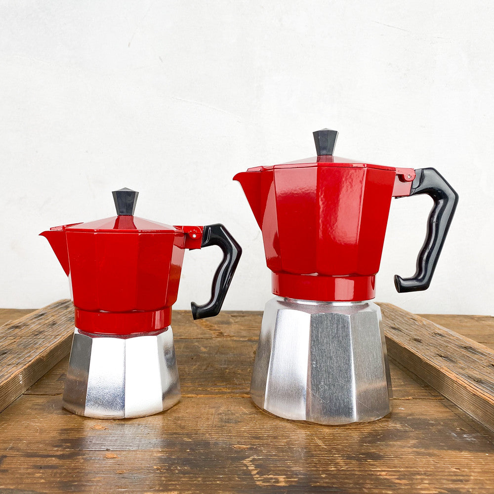 Colorful Italian coffee maker