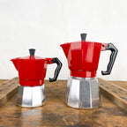 Colorful Italian coffee maker