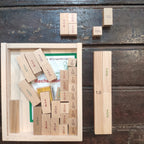 Calculatrice fractionnaire en bois