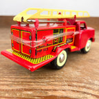 Metal fire truck