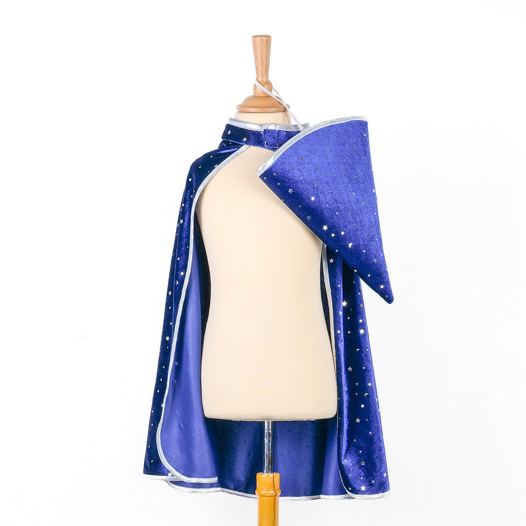Sequined magic cape with hat 4/6 years