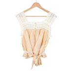 Beige lace camisole