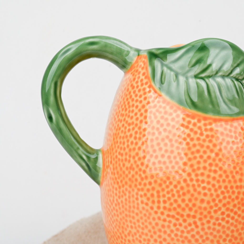 Ceramic citrus pitcher