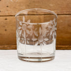 vintage chased glass