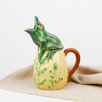 Ceramic frog pitcher Bordallo Pinheiro