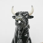 Bordallo Pinheiro bull decanter