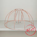 Dome lampshade frame