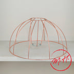 Dome lampshade frame