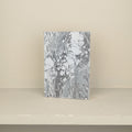 Carnet A5 en papier marbré gris