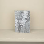 Carnet A5 en papier marbré gris