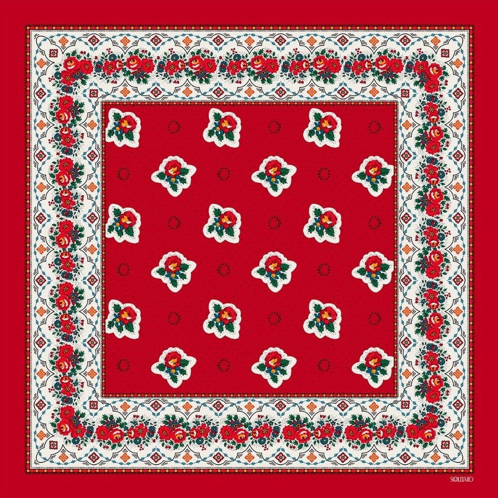 Souleiado silk Provencal square 45 cm