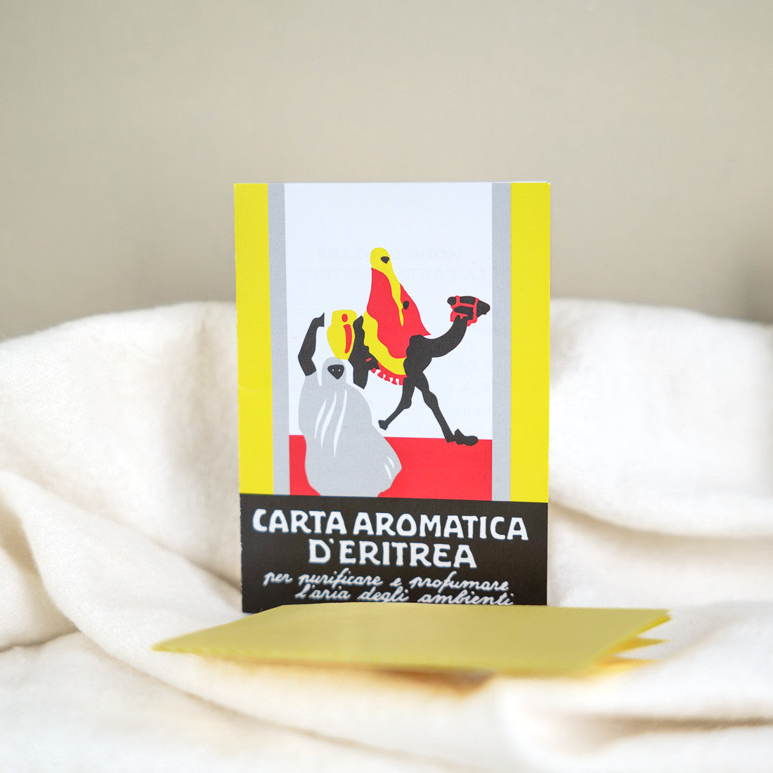 Carte aromatique d'Érythrée jaune classique
