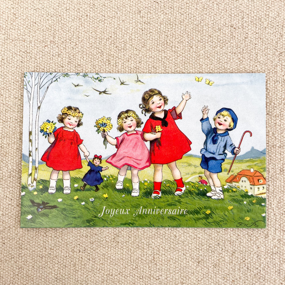 Happy Birthday postcard Ludom Editions