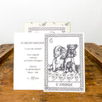 Cartes de tarot chien