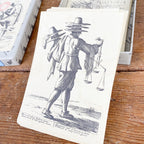 Cartes des métiers de rue d'autrefois