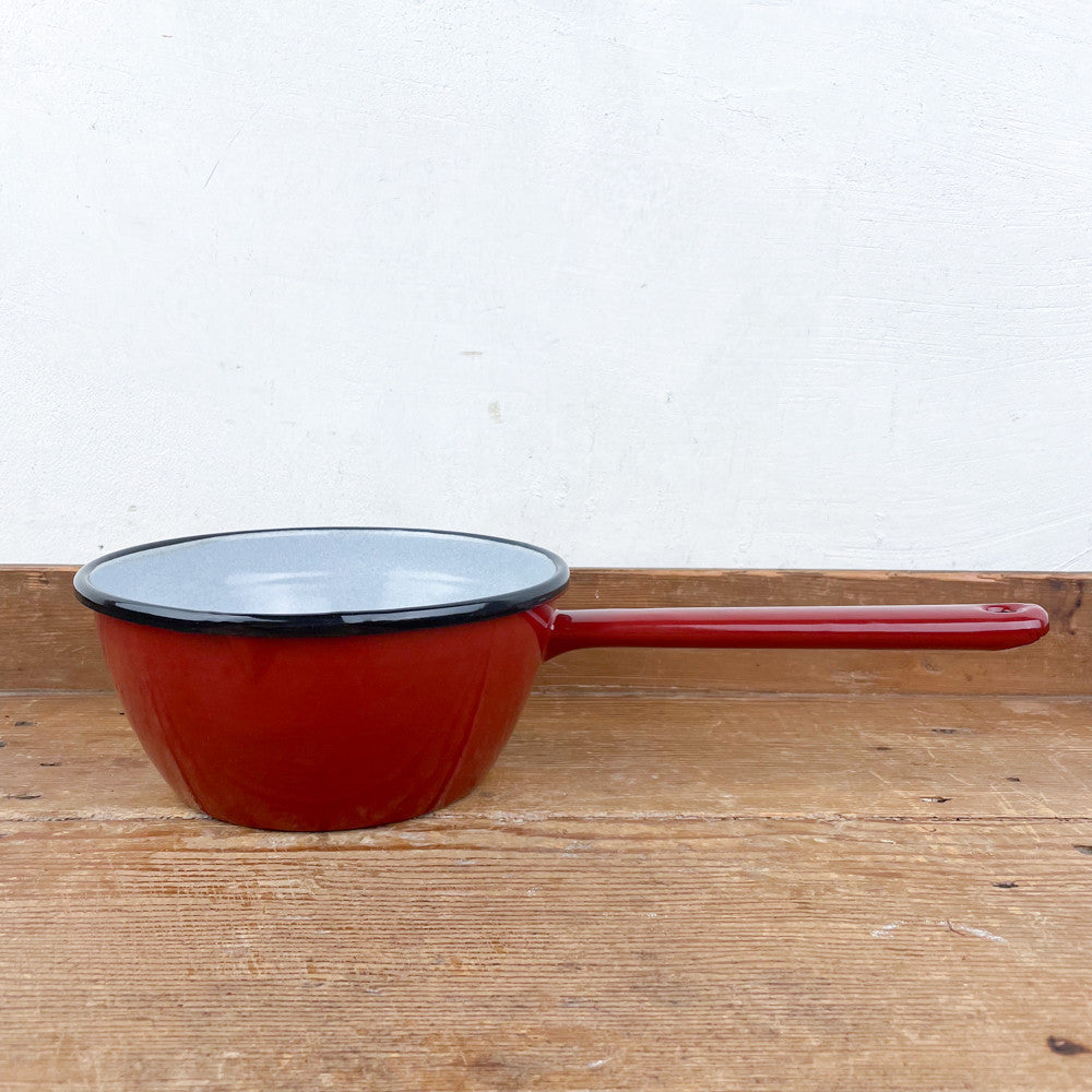 Casserole conique émail brun Ø18cm