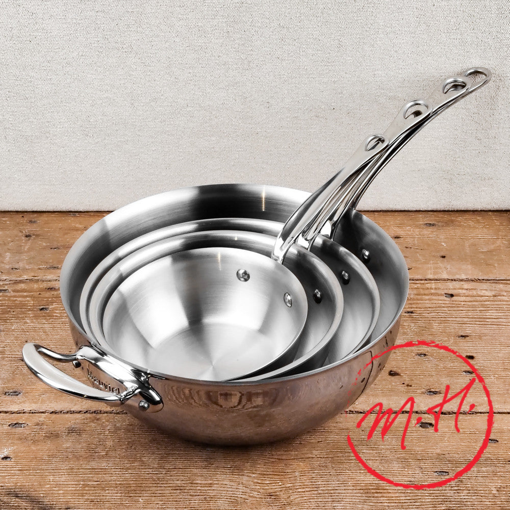 Casserole évasée bombée inox M’COOK Mauviel
