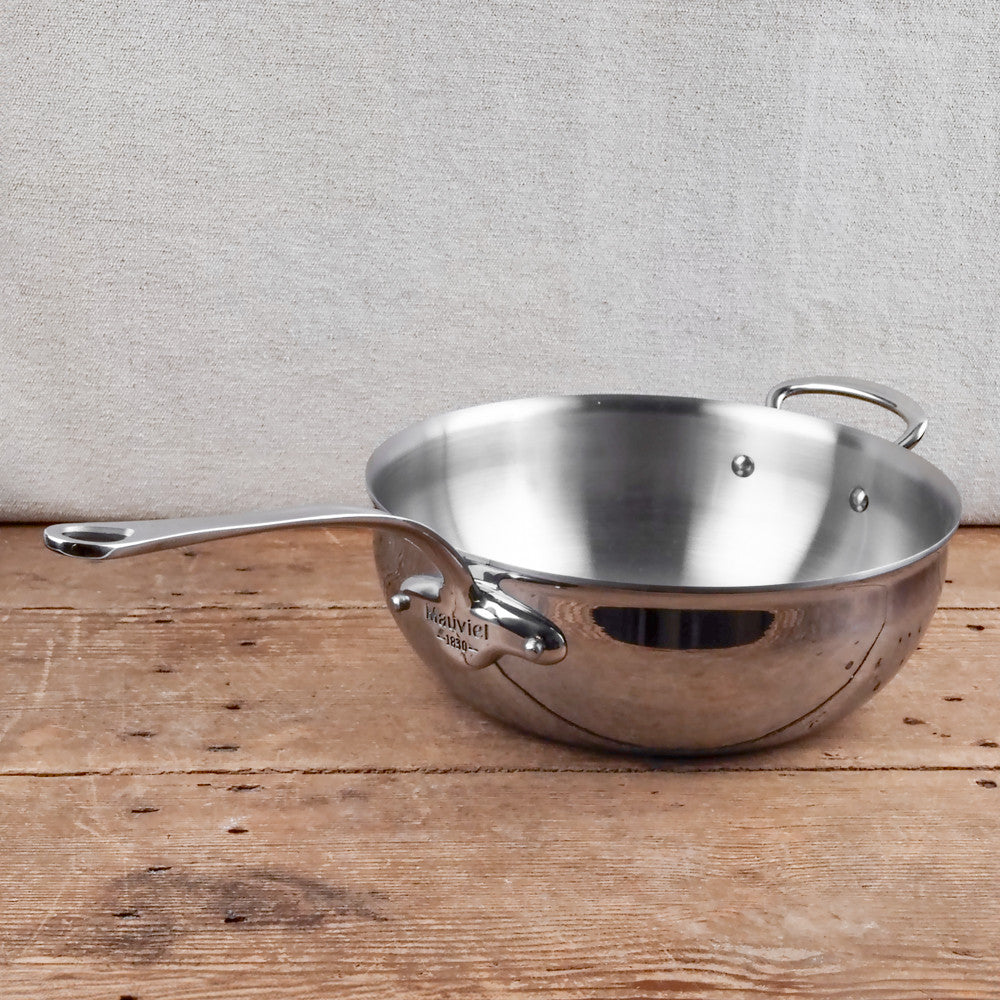 Casserole évasée bombée inox M’COOK Mauviel