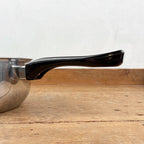 Stainless steel bain-marie saucepan handle