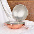 Hammered copper cataplana