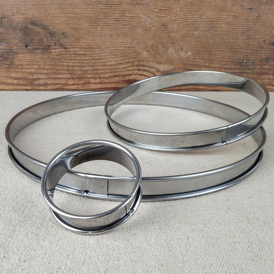Cercle à tarte en inox