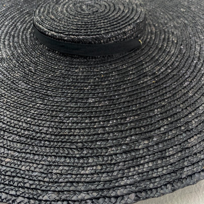 Black Provencal hat