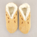 Chaussons en daim fourrés