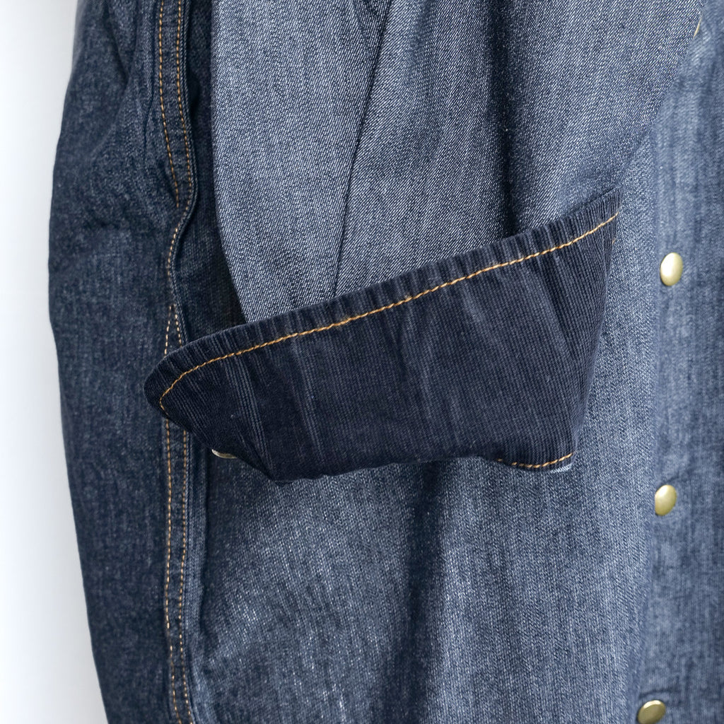 Chemise en jean et velours côtelé