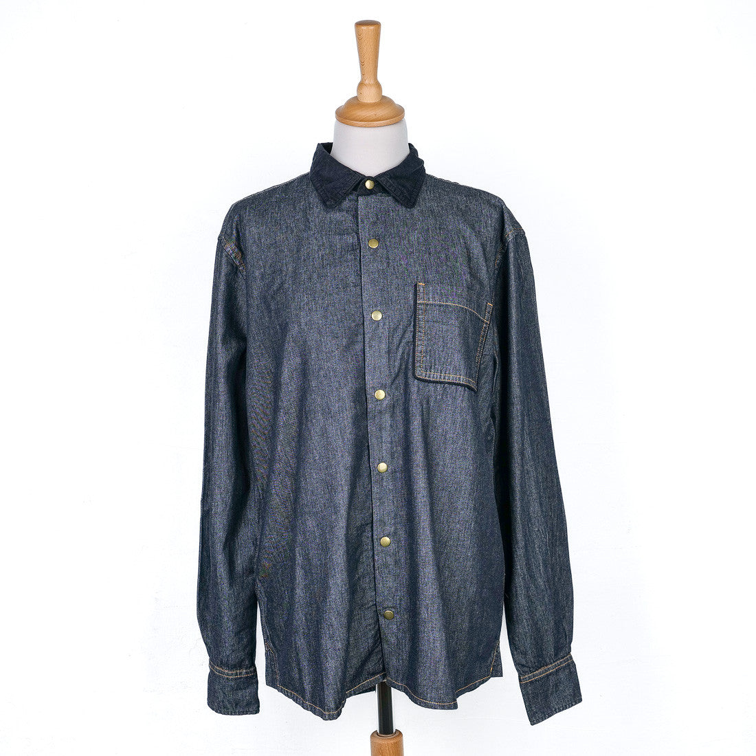 Chemise en jean et velours côtelé mixte