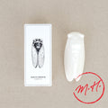 White ceramic cicada Maison Empereur