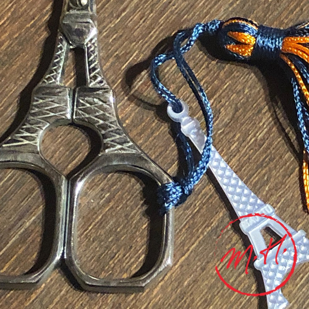 Ciseaux à broder chromés Tour Eiffel
