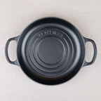 Cocotte a pain fonte émaillée noir