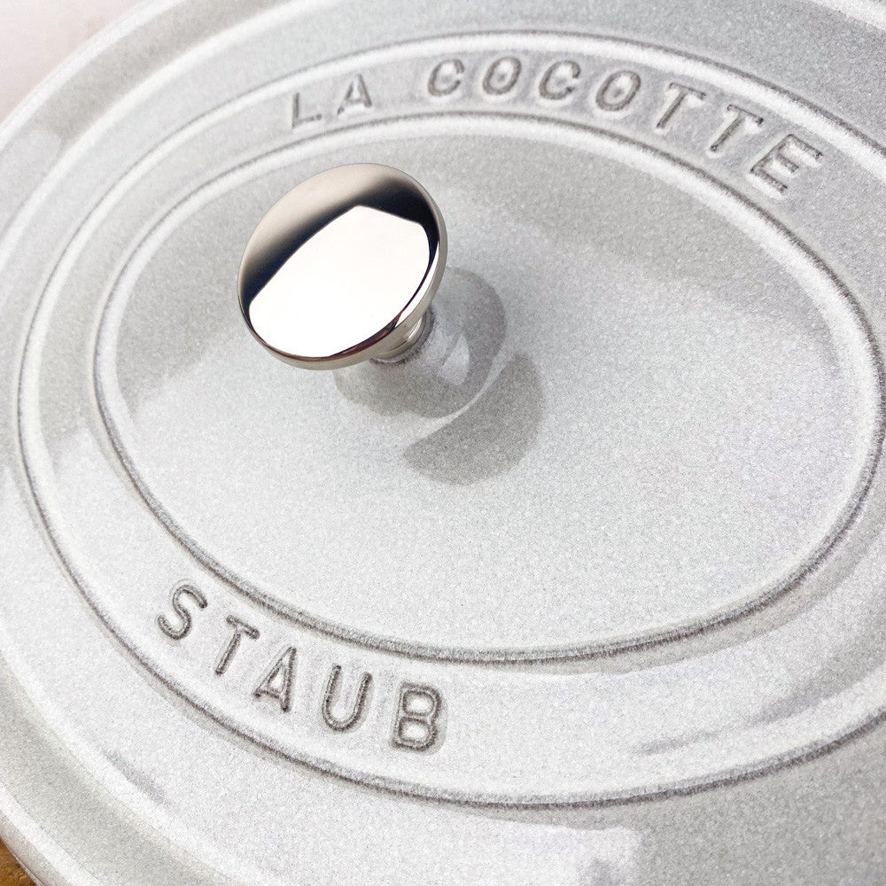 Cocotte en fonte ovale truffe blanche