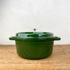 Cocotte en fonte Vert Basilic