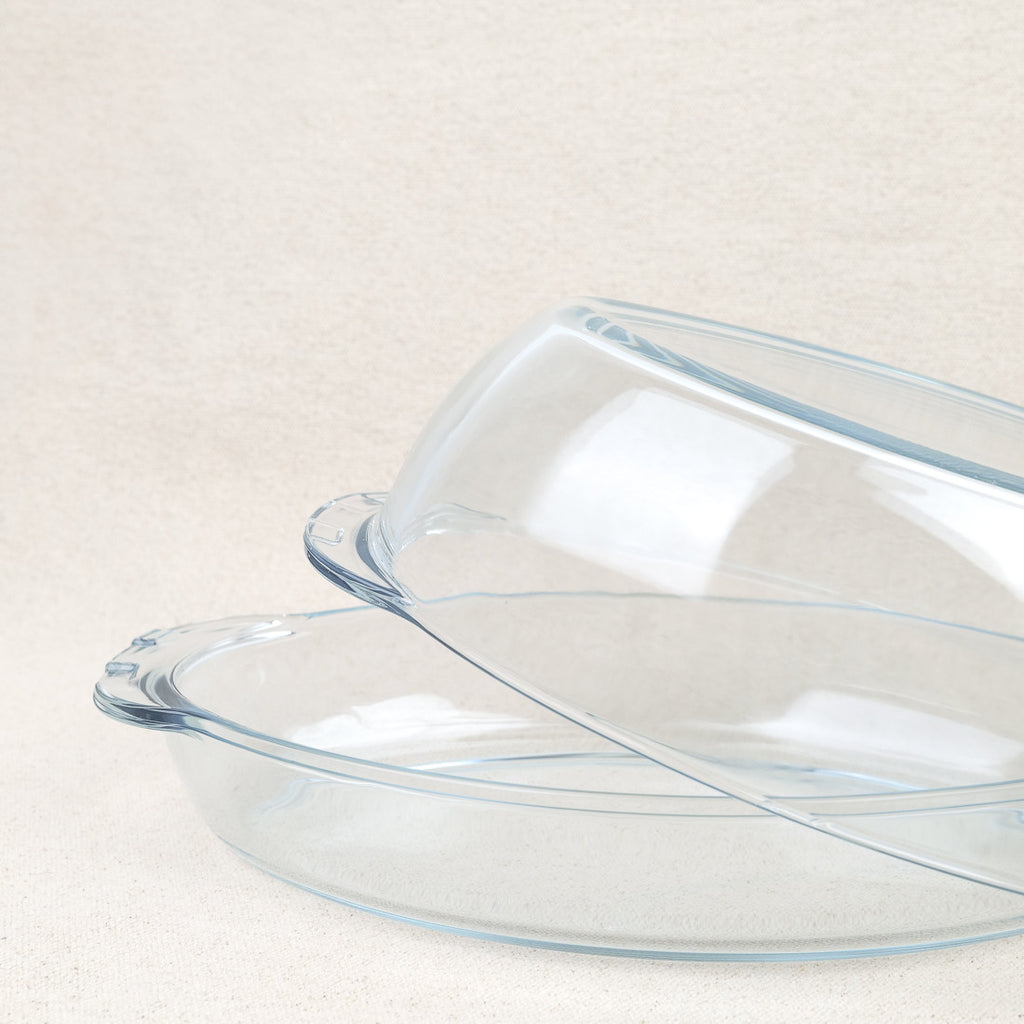 Glass casserole dish 5.1L