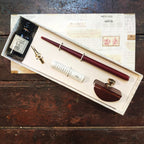 Coffret cadeau encre, buvard et plume