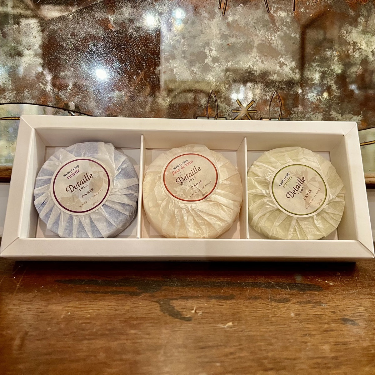 Coffret de 3 savons naturels - Maison Detaille