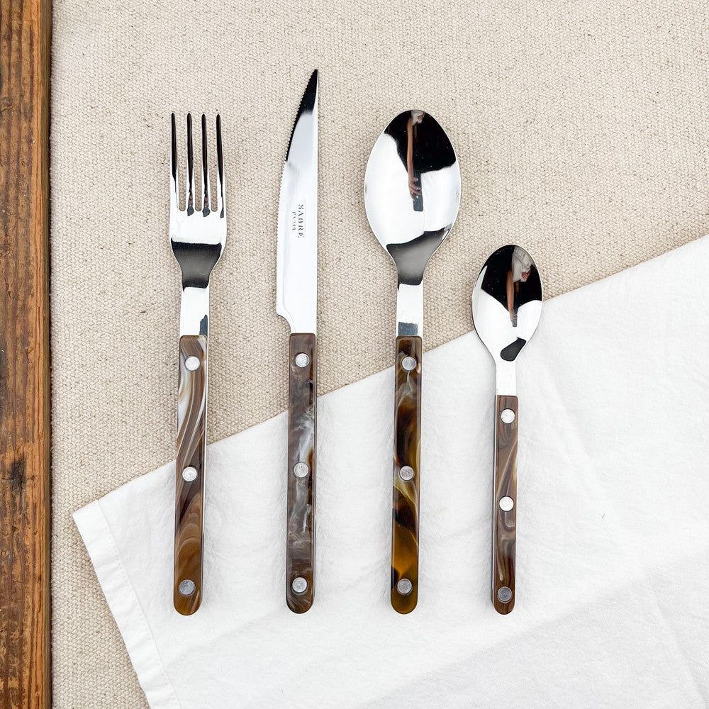 Coffret de 4 couverts de table bistrot