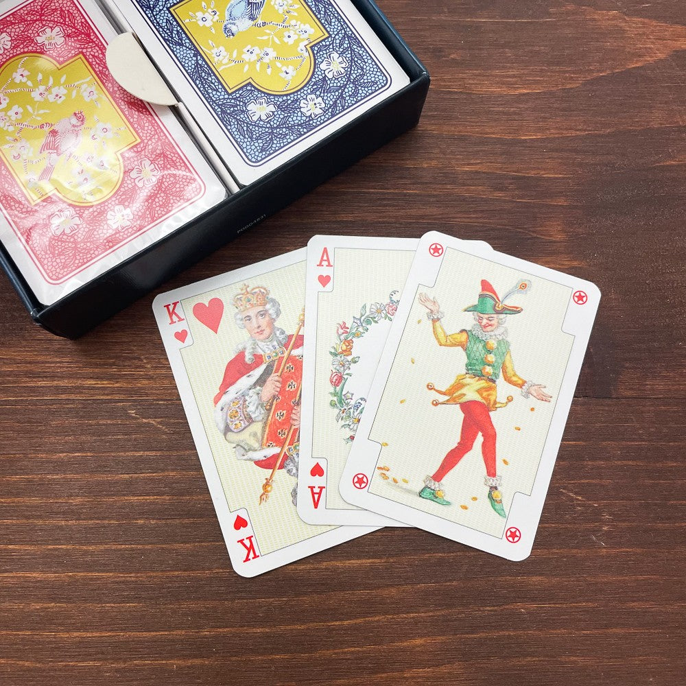 Coffret de deux jeux de cartes Patience Empire