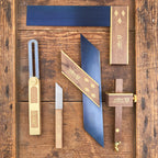 Coffret luxe 5 outils de menuiserie