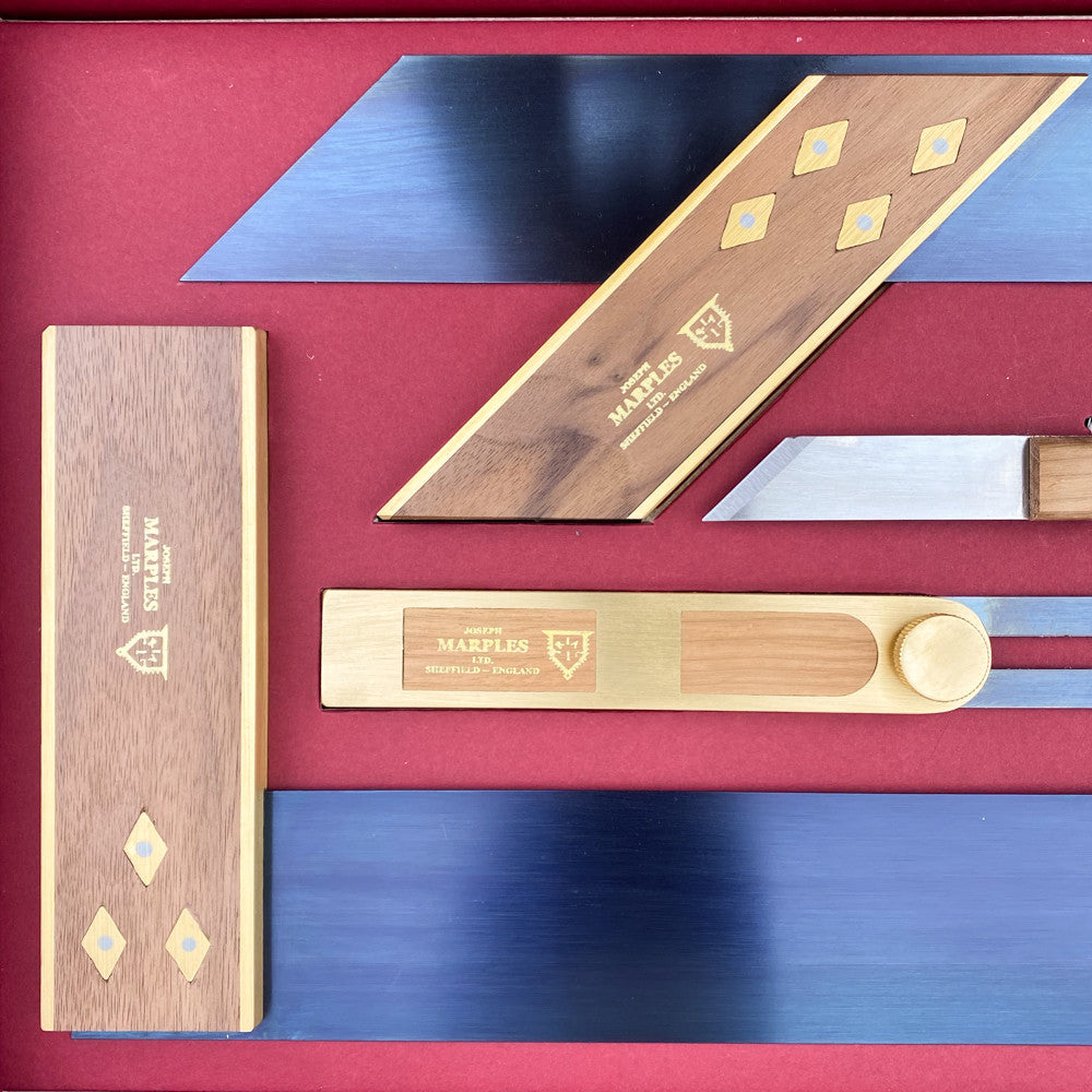 Coffret luxe 5 outils de menuiserie