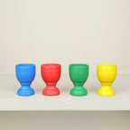 Coloured wooden egg cup