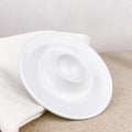 Coquetier ramasse-coque en porcelaine
