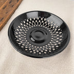 Black enamel fruit basket