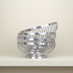 Chrome-plated table basket