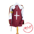 Musketeer costume with cape and sword