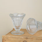 Clear glass Cadette ice cream cup